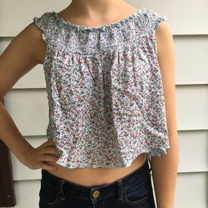 Flower printed top